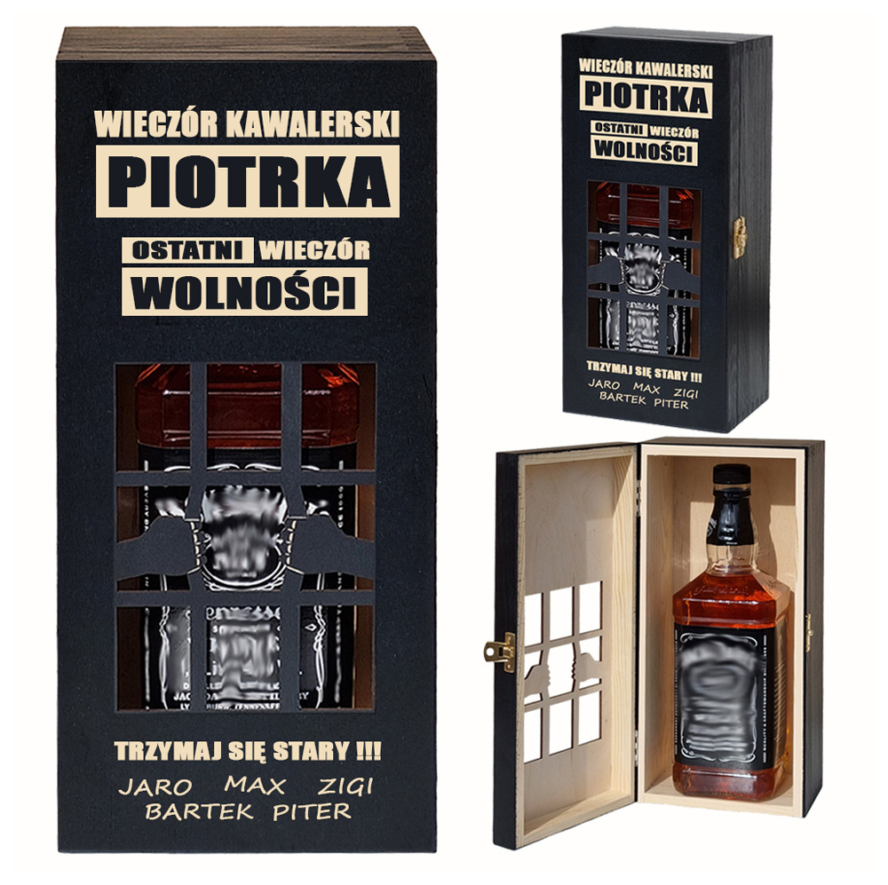 Skrzynka na alkohol - śmieszny prezent na Wieczór Kawalerski - Sklep